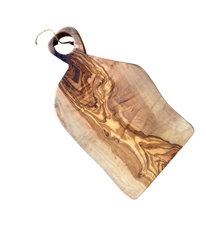 Personalized Solid Teak Cutting Board with Handle